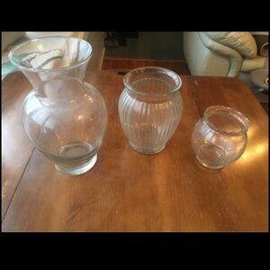 Vases Bundle -3 total, new like condition